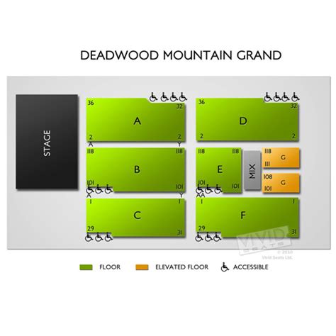 deadwood mountain grand casino & hotel - deadwood mountain grand seating map.